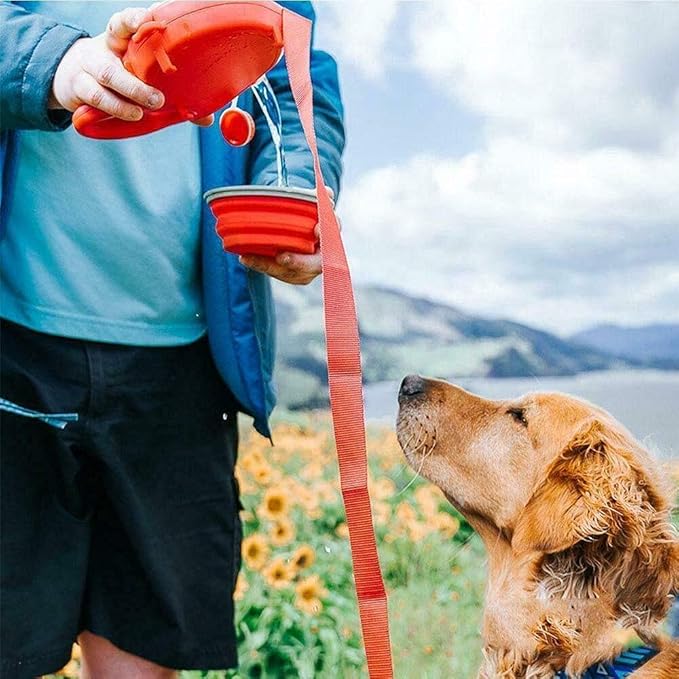 Correa retráctil para perros con cuenco plegable - additional image 13
