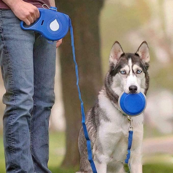 Correa retráctil para perros con cuenco plegable - additional image 11
