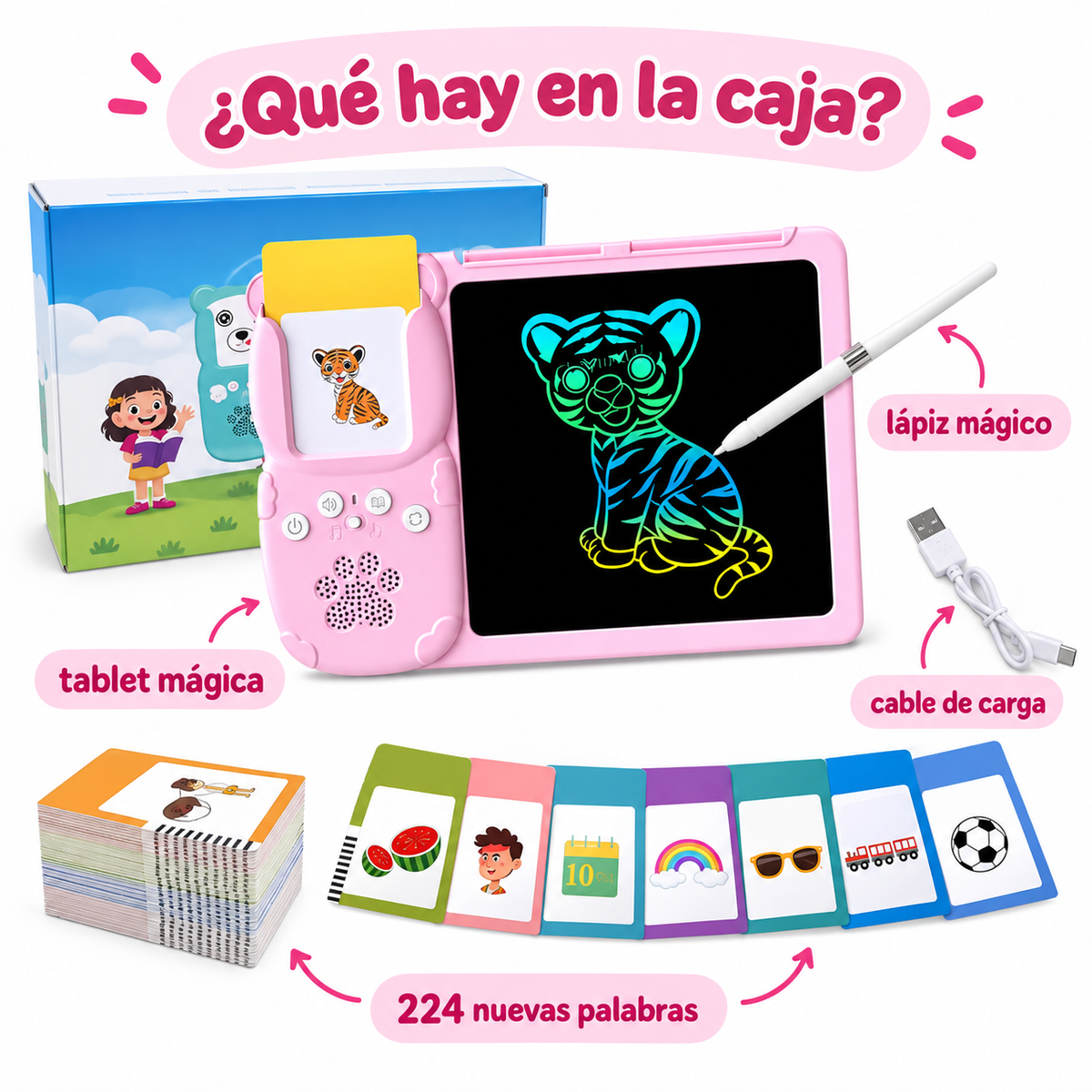 Pizarra Mágica Bilingüe